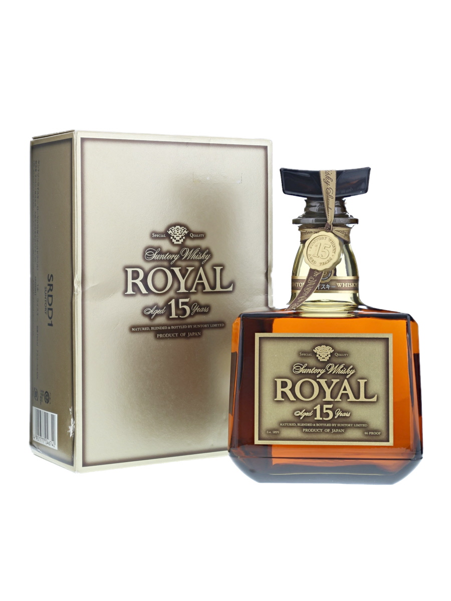 サントリー ローヤル 15年 ゴールドラベル 750ml / 43% - 歌舞伎