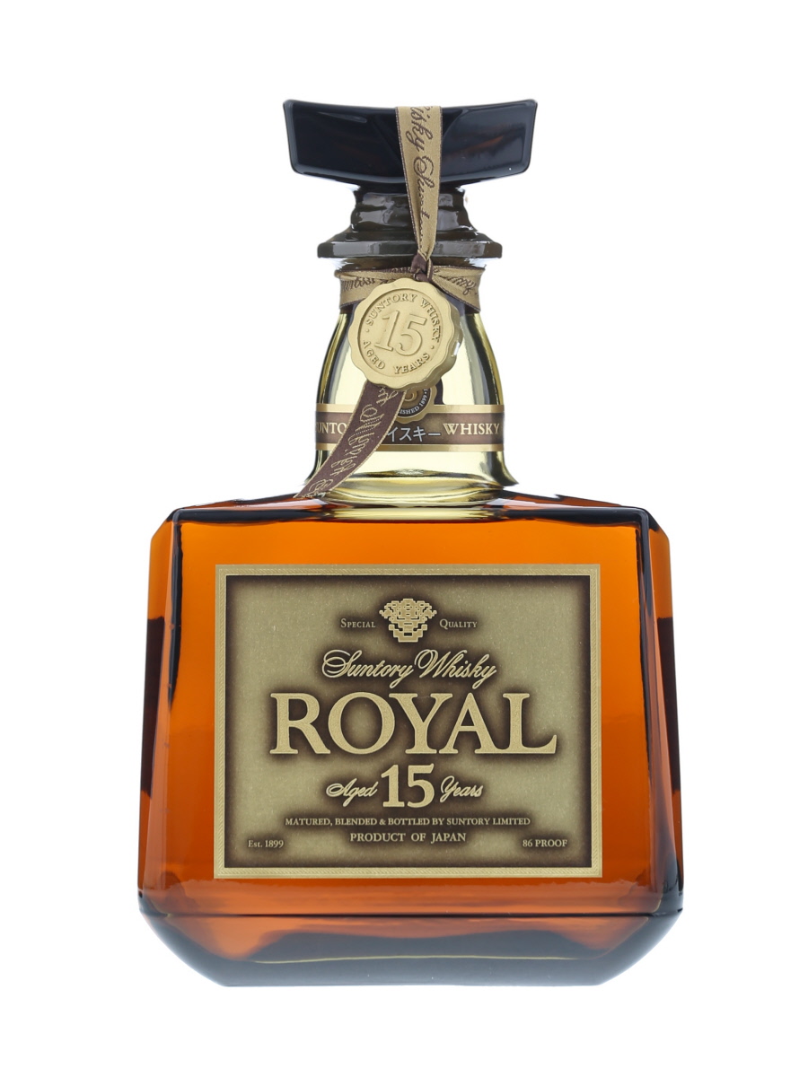 サントリー ローヤル 15年 ゴールドラベル 750ml / 43% - 歌舞伎