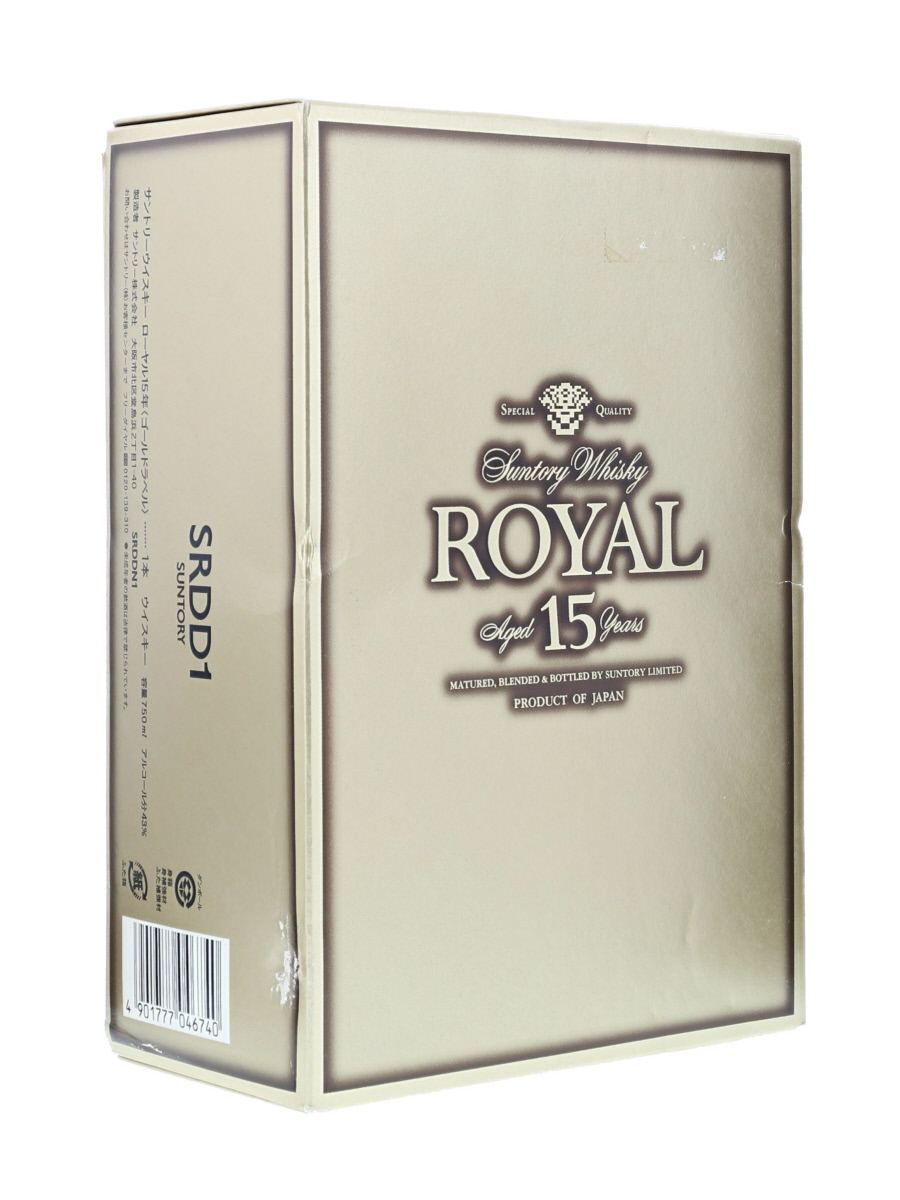 サントリー ローヤル 15年 ゴールドラベル 750ml / 43% - 歌舞伎