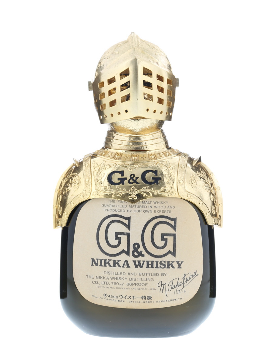 ニッカ G&G ゴールド 西洋甲冑 鎧 特級表記 760ml / 43% - 歌舞伎