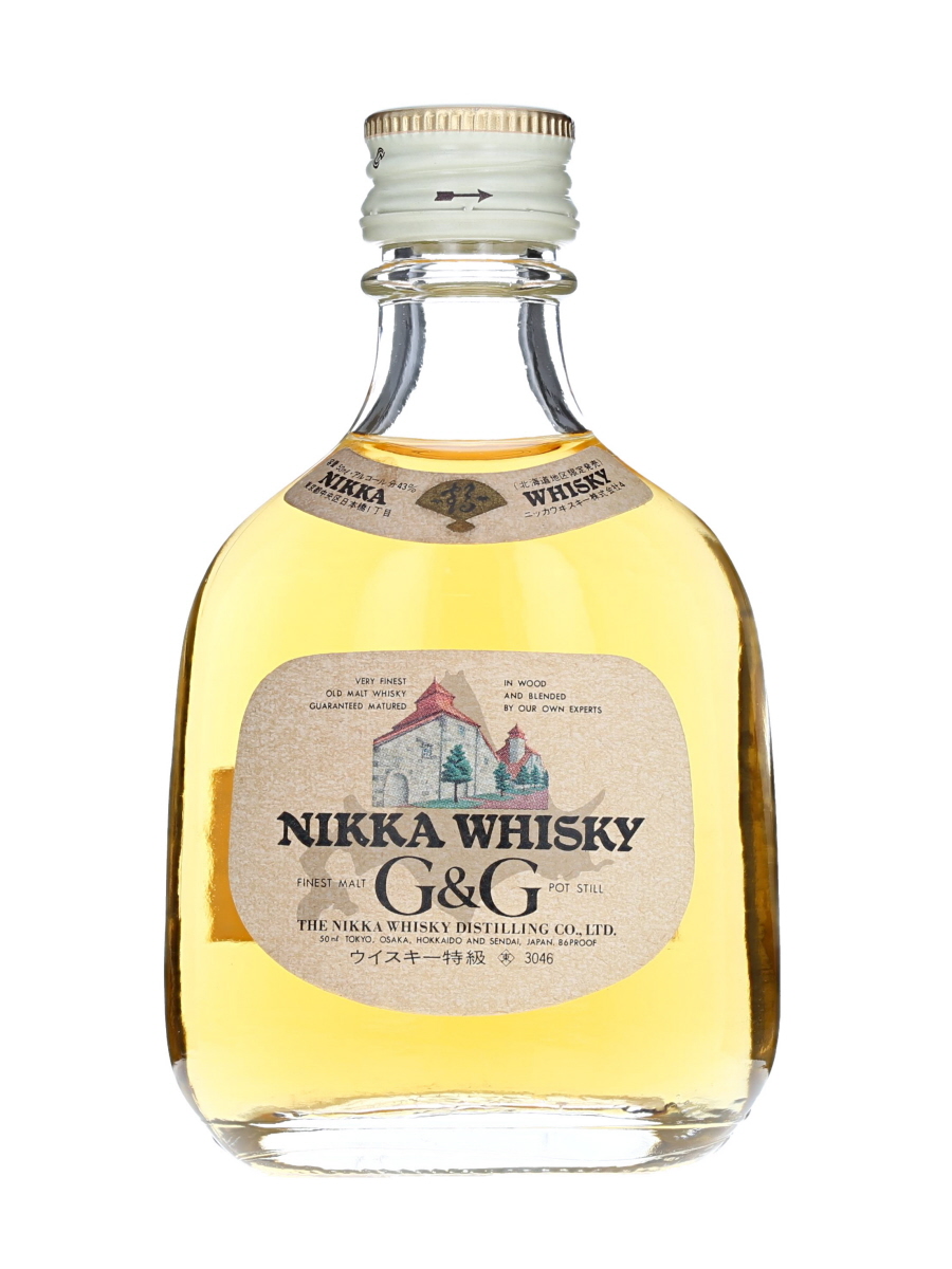 ニッカ G&G 北海道地区限定ラベル 木彫りの熊 クマ 50ml / 43
