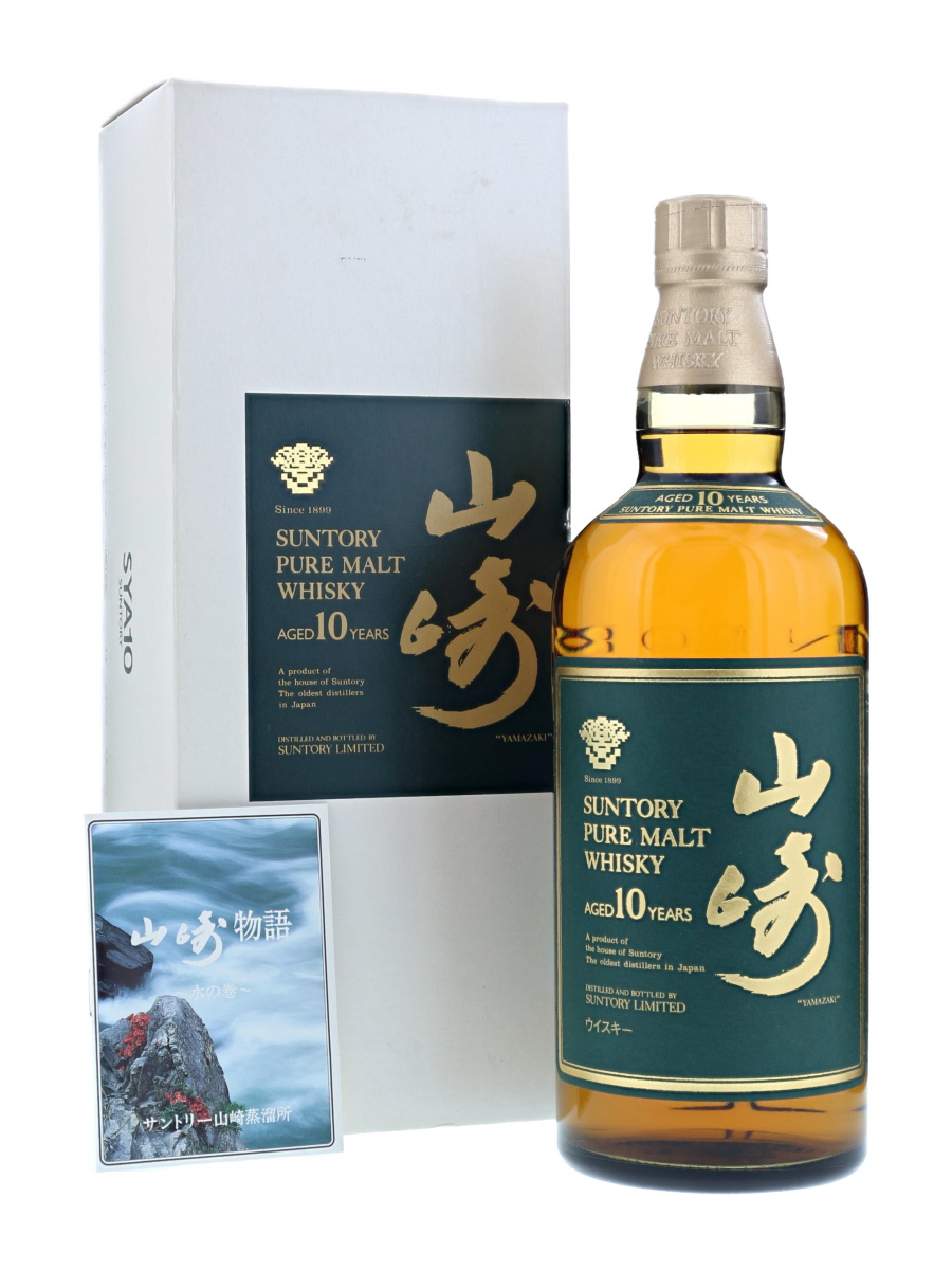 山崎 10年 ピュア モルト 緑ラベル 750ml / 40% - 歌舞伎ウイスキー