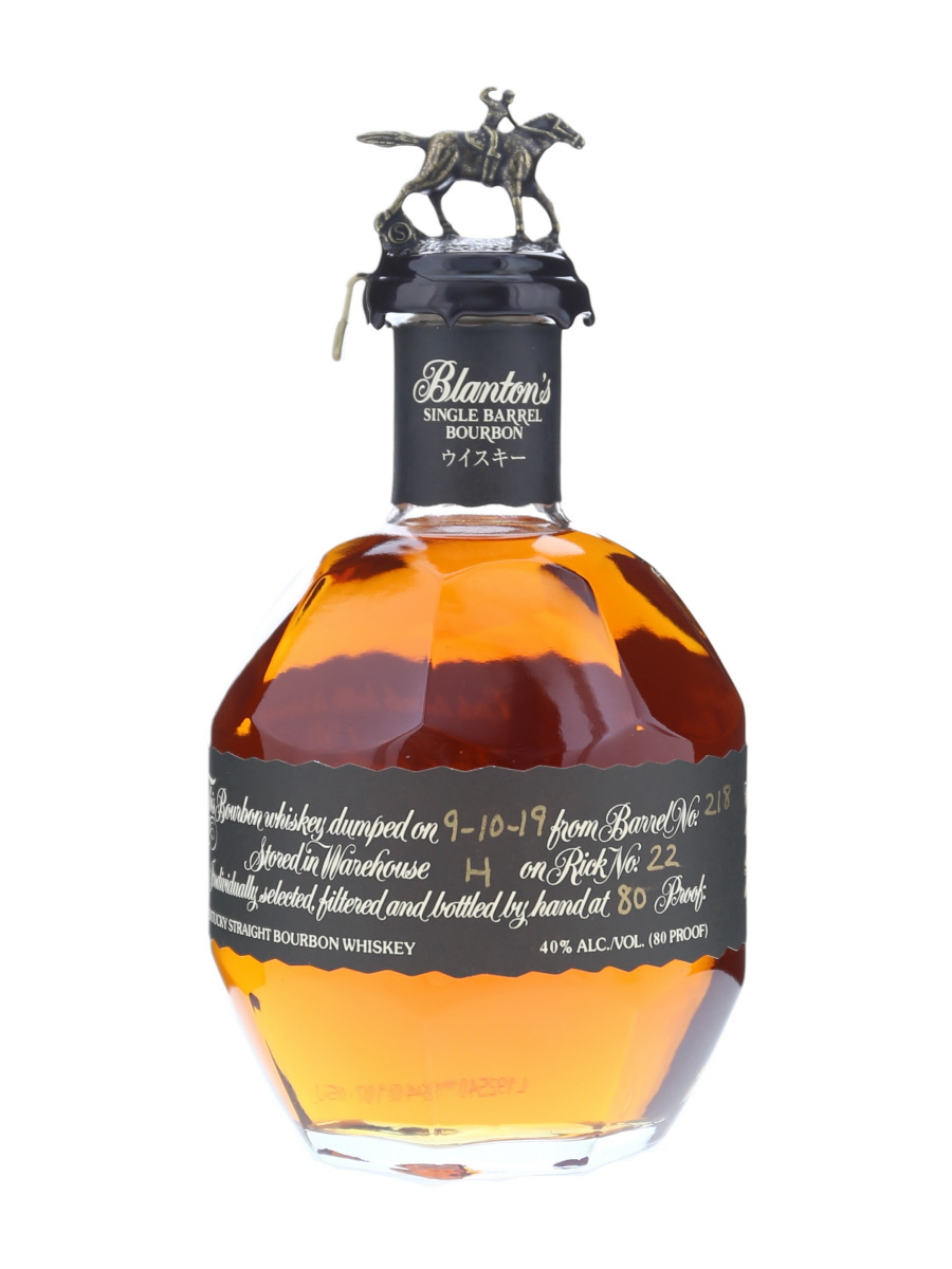 Blanton's シングルバレルバーボン 750ml 箱に少し傷あり 箱＆キャップ傷あり】ブラントン ブラック シングルバレル