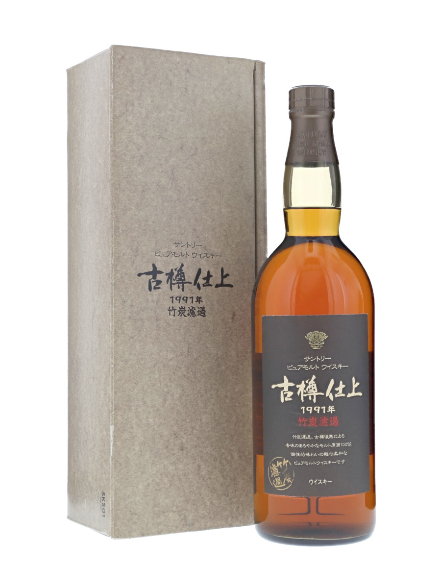 サントリー 古樽仕上 1991年 ピュアモルト 750ml / 43% - 歌舞伎