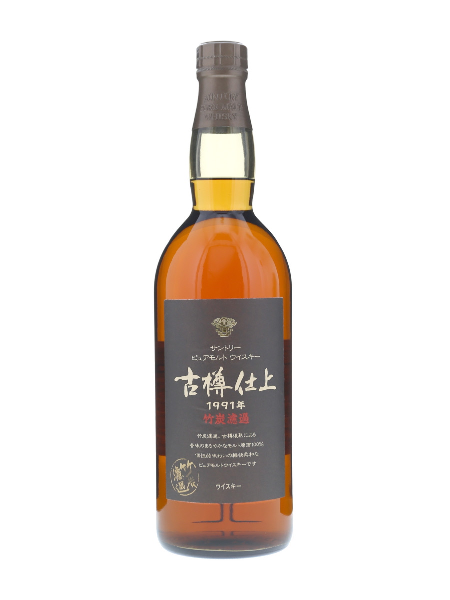 サントリー 古樽仕上 1991年 ピュアモルト 750ml / 43% - 歌舞伎