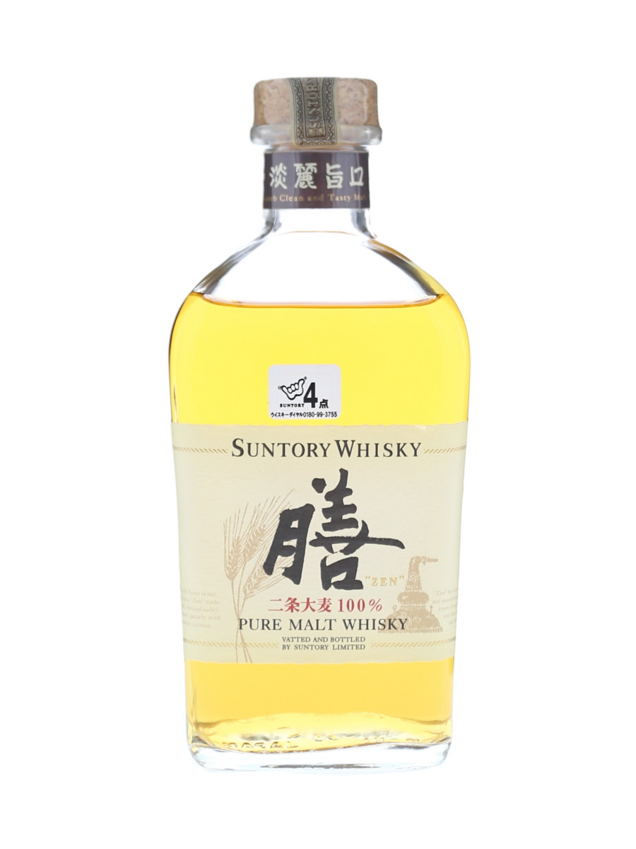 ★Suntory ウイスキー膳 ピュアモルトウイスキー640ml 終売品 サントリー 膳 ピュアモルト ウイスキー 640ml / 40% - 歌舞伎