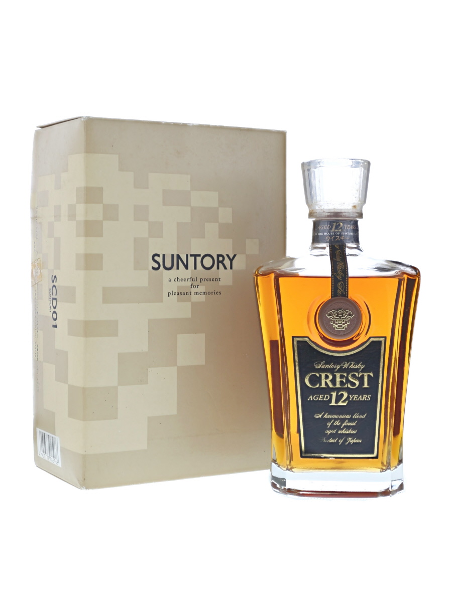 サントリーウイスキーCREST12年 43% 700ml サントリー クレスト 12年 700ml / 43% - 歌舞伎ウイスキー 日本の