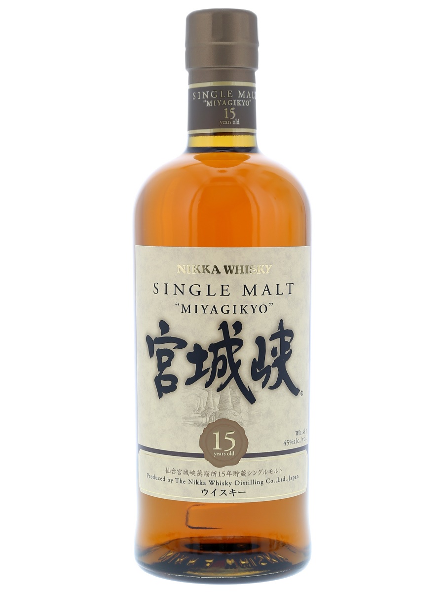 卸し売り購入 15年 宮城峡 シングル 歌舞伎ウイスキー - 45% / 700ml モルト ウイスキー