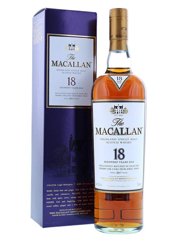 食品/飲料/酒マッカラン MACALLAN シングルモルト １８年2017