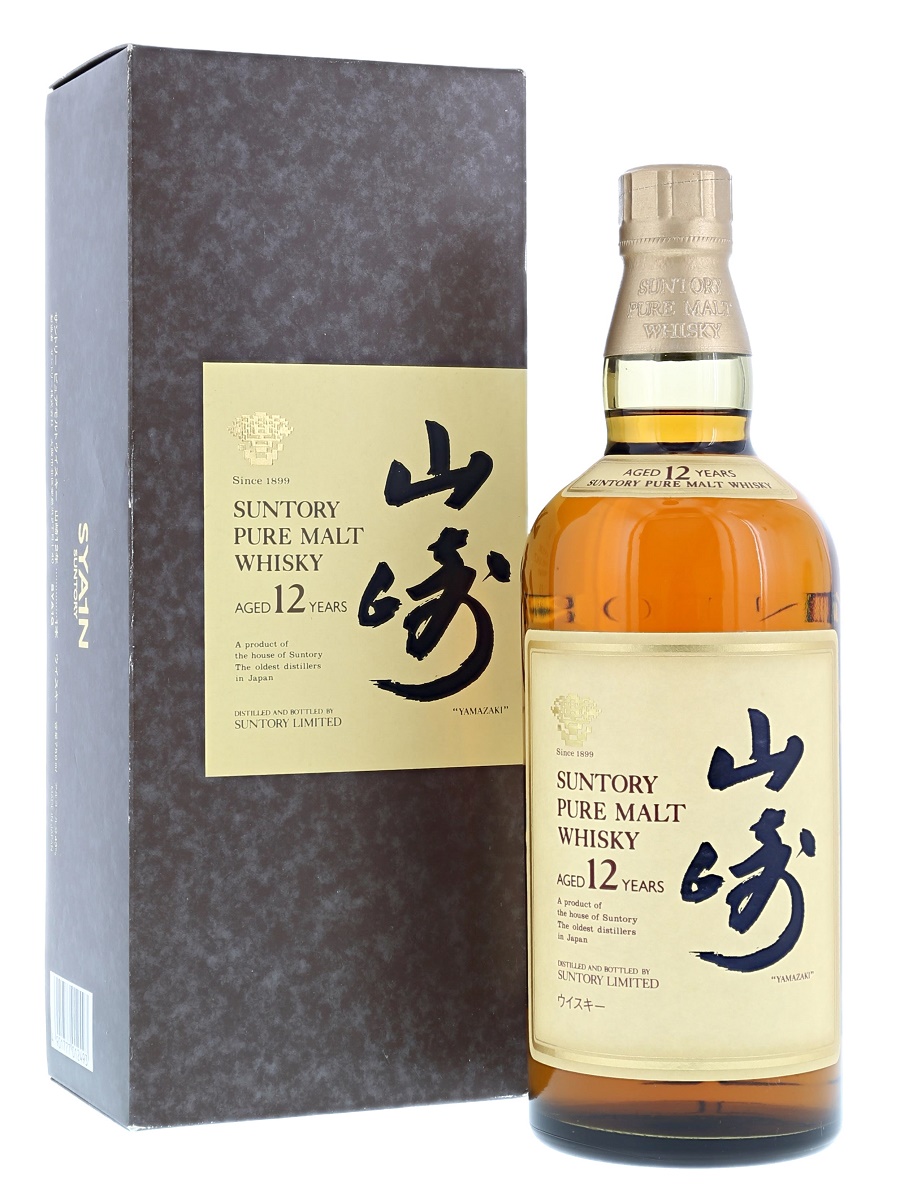 山崎 12年 ピュア モルト 旧ボトル (化粧箱) 750ml/ 43% - 歌舞伎ウイスキー 日本のウイスキー通販