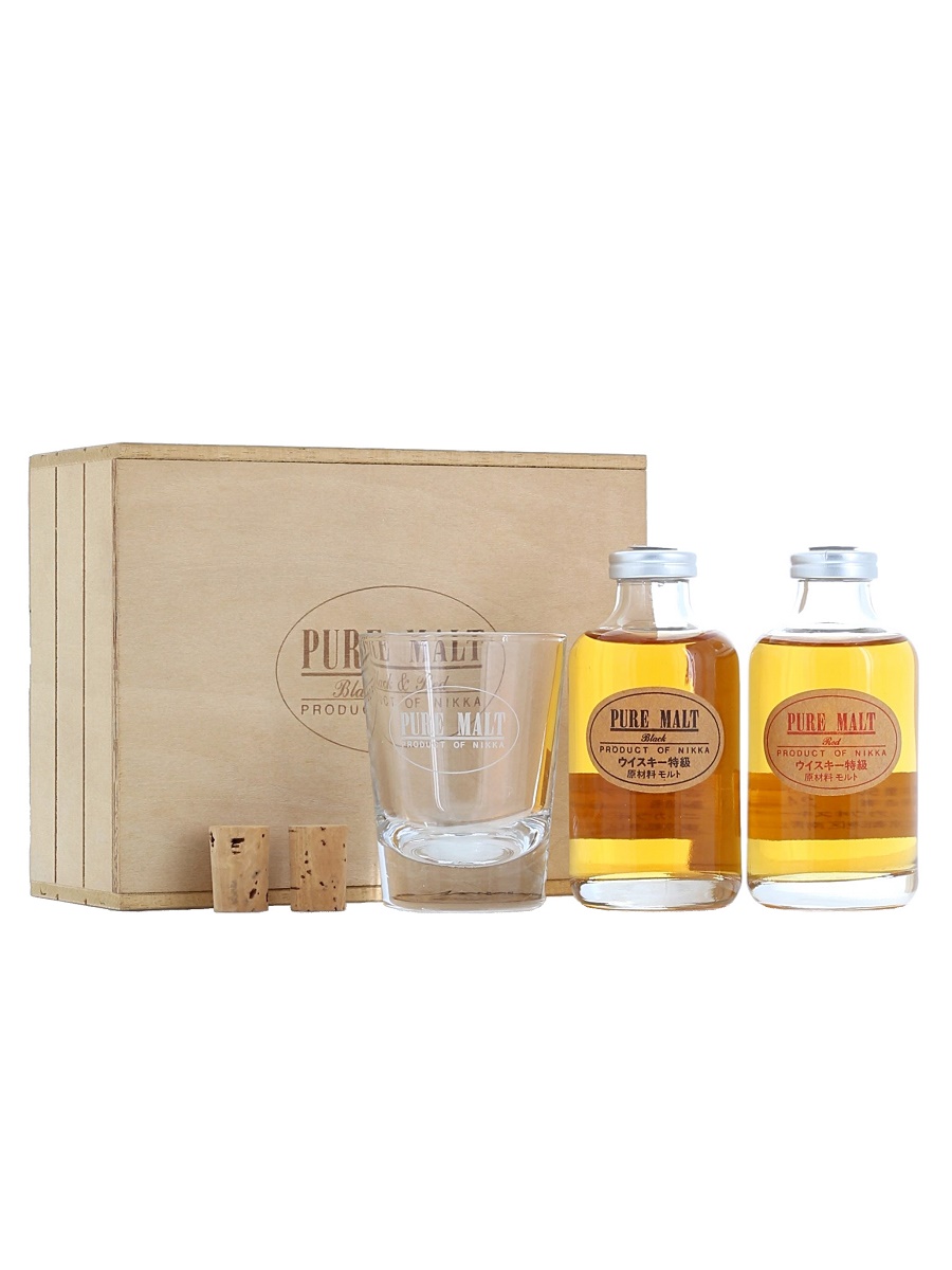 ニッカ ピュア モルト ブラック & レッド 特級表記 50ml / 43% - Kabukiwhisky Buy Japanese whisky