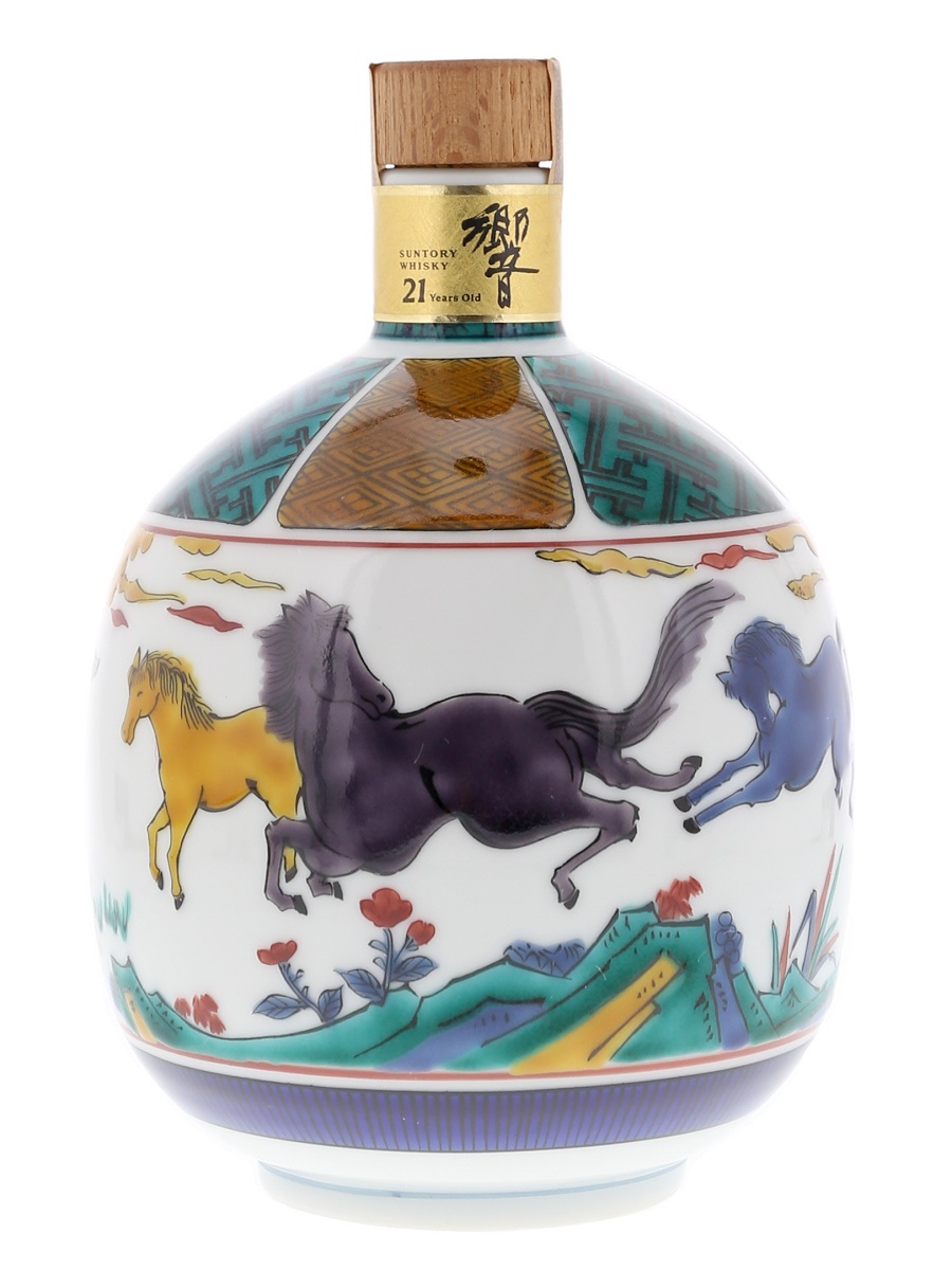 響 21年 九谷焼 ボトル 2001年版 600ml/ 43% - 歌舞伎ウイスキー 日本