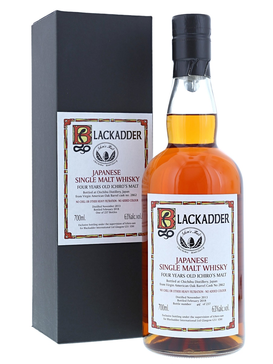 Ichiro S Malt Chichibu Blackadder 2013 4 Year 2862 70cl 63 Kabukiwhisky Buy Japanese Whisky