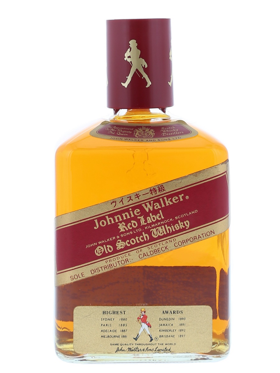 ジョニーウォカー 赤ラベル スクエアボトル 特級表示 500ｍl / 43% - Kabukiwhisky Buy Japanese whisky