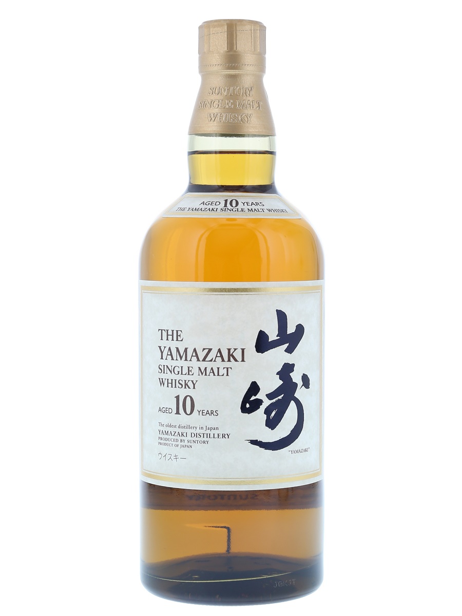 山崎 10年 シングル モルト 旧ボトル (ギフト箱) 700ml/ 40% - 歌舞伎
