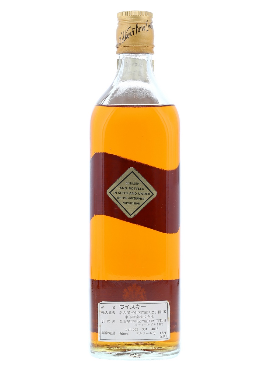 ジョニーウォカー 黒ラベル 特級表記 760ml/ 43% - 歌舞伎ウイスキー