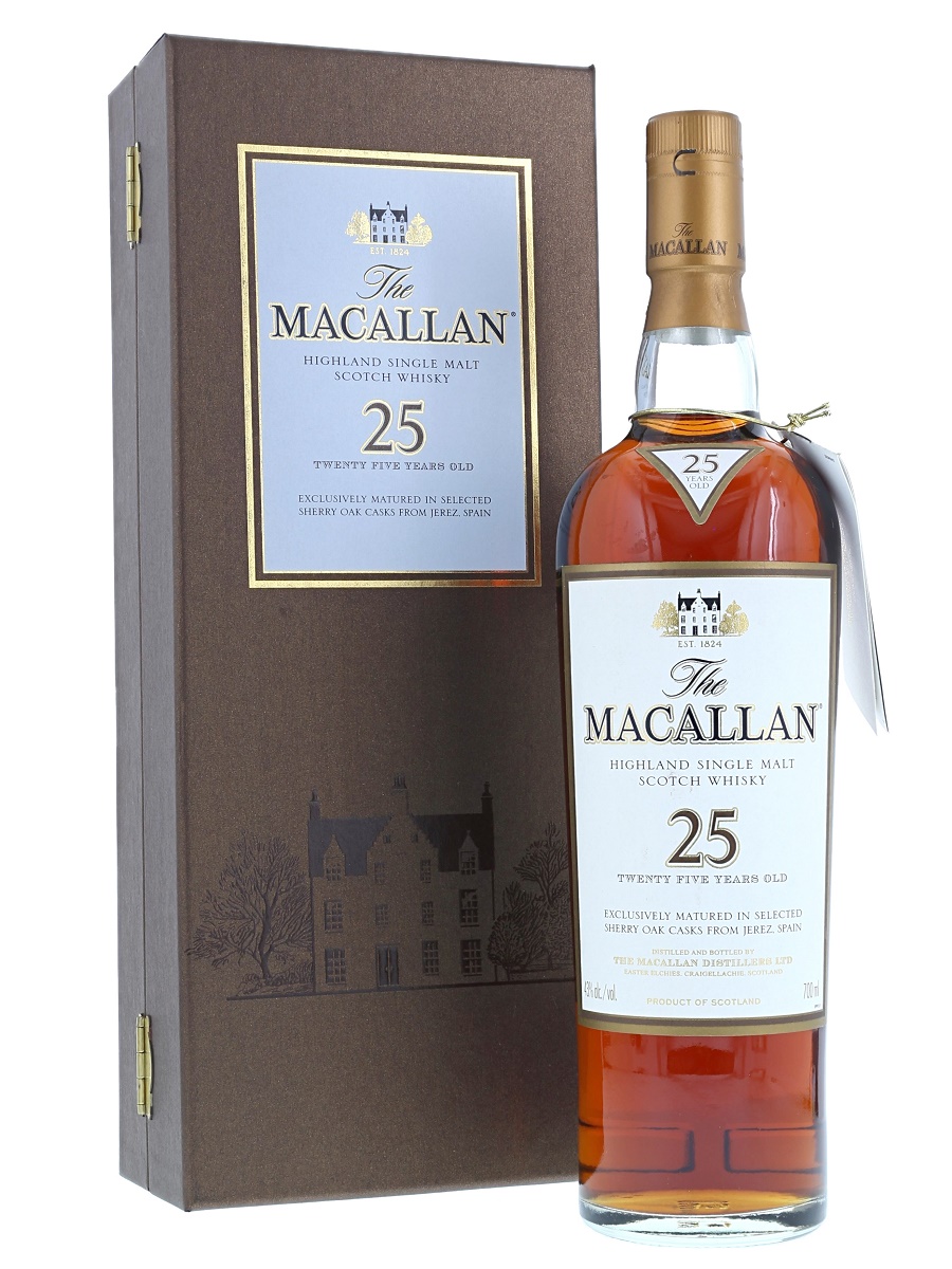 700mlアルコール分MACALLAN 旧マッカラン 25年 シェリーオーク