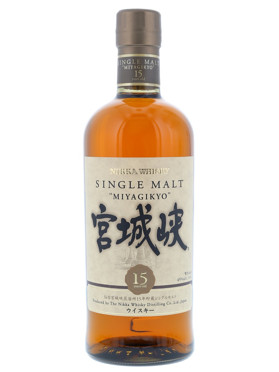 宮城峡 15年 シングル モルト 700ml / 45% - 歌舞伎ウイスキー 日本の