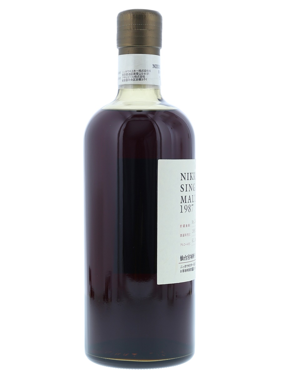 仙台宮城峡モルト 1987 シングル カスク 樽番号#89714 750ml / 61.0