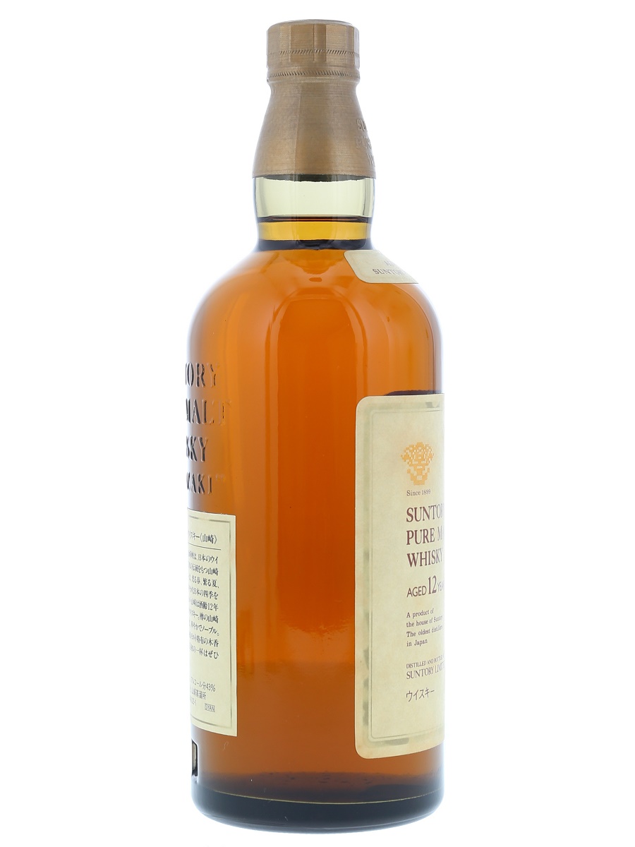 山崎 12年 ピュア モルト (箱無し) 750ml/ 43% - 歌舞伎ウイスキー