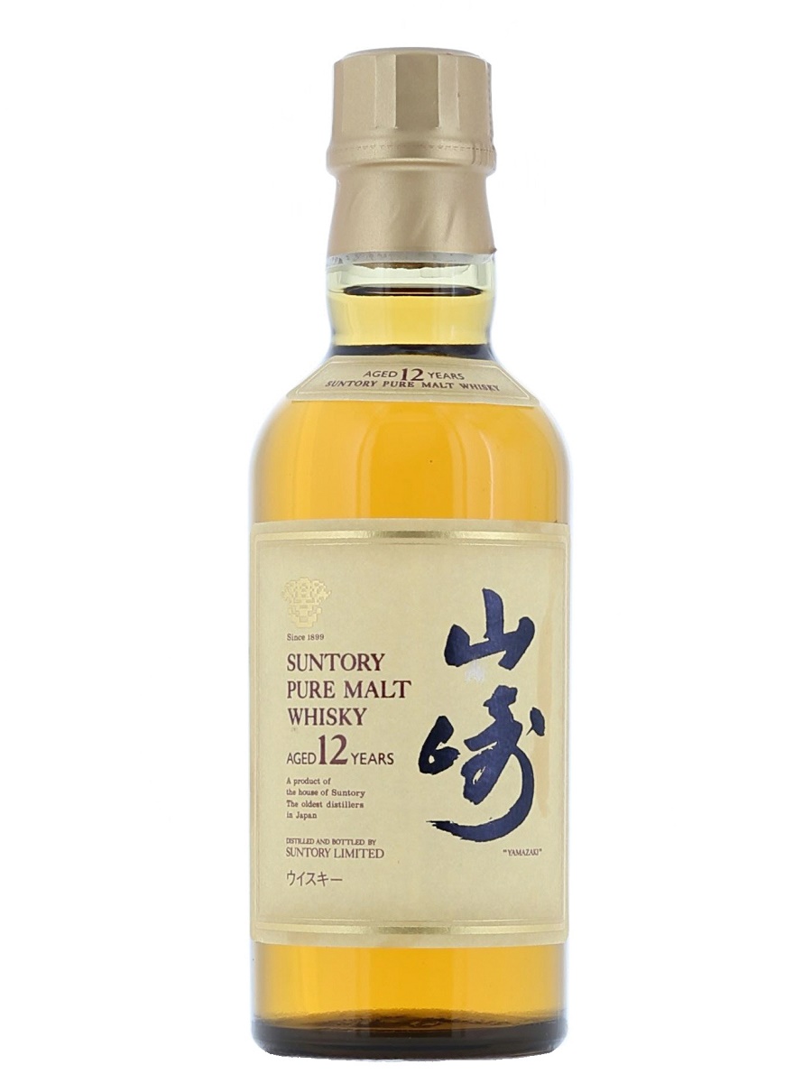 山崎 12年 ピュア モルト 180ml/ 43% - 歌舞伎ウイスキー 日本の