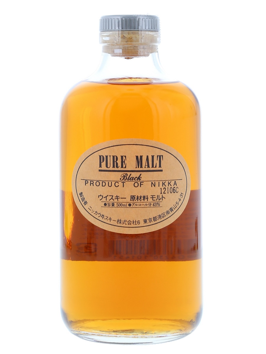 ウイスキー Nikka Pure Malt Black 500ml 43% BUY] Nikka Pure Malt Black Whiskey (RECOMMENDED) at