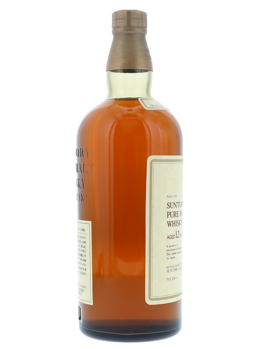 山崎 12年 ピュア モルト 向獅子1000ml / 43% - 歌舞伎