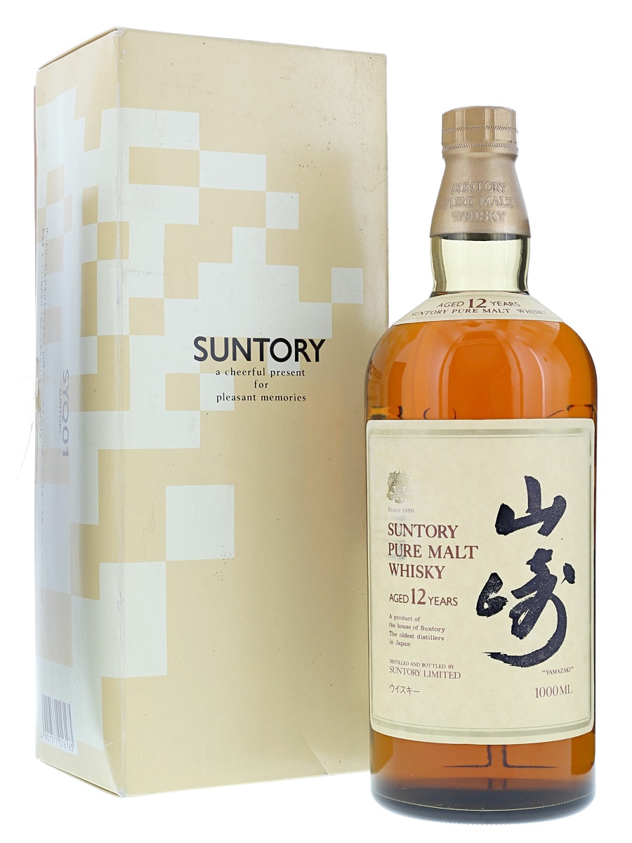 三得利 山崎蒸馏所 12年 纯麦芽威士忌 向獅子 1000ml / 43% - Kabukiwhisky Buy Japanese whisky