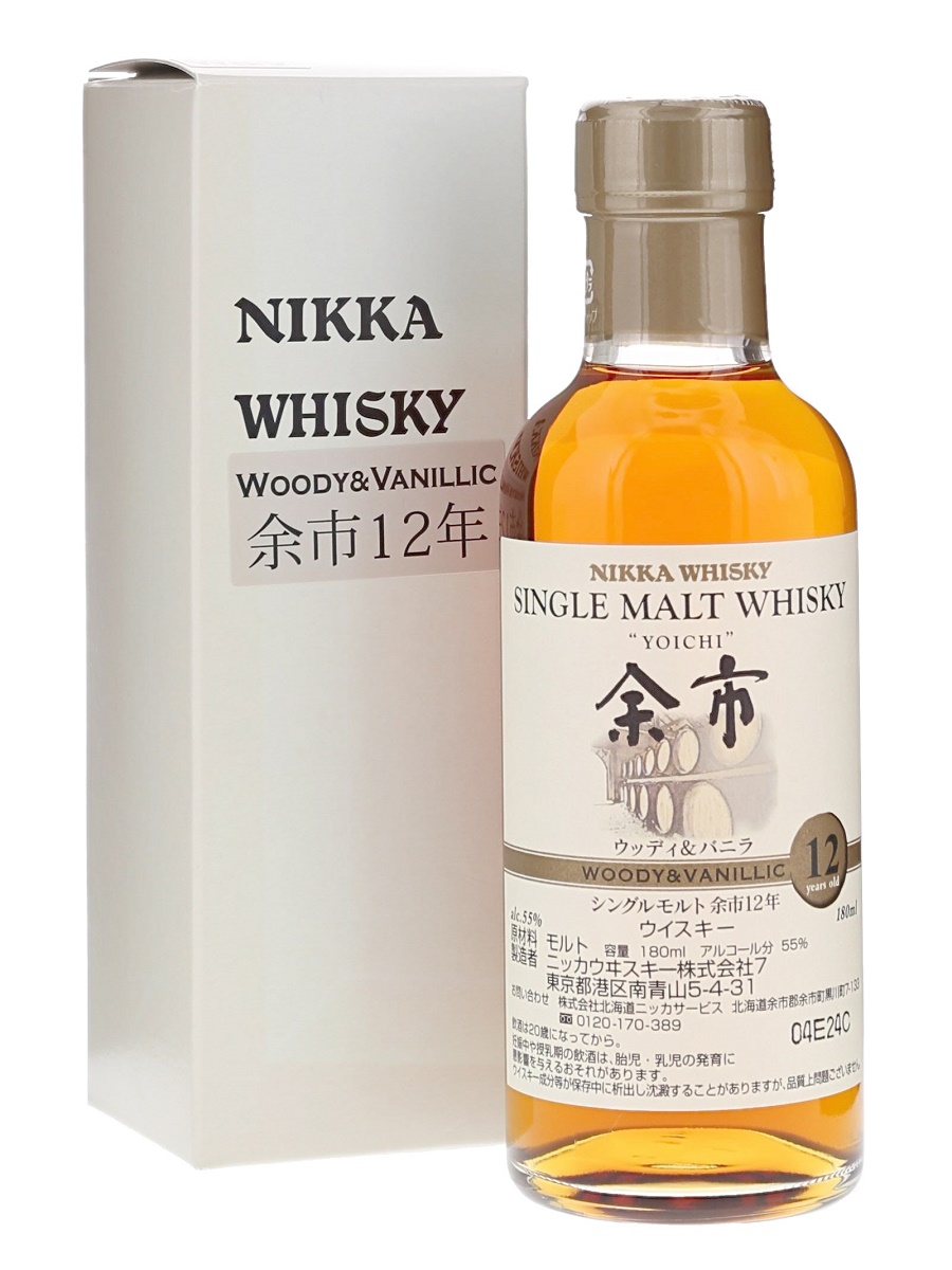 Yoichi 12 Year Single Malt Woody & Vanillic 18cl / 55% - Kabukiwhisky Buy  Japanese whisky