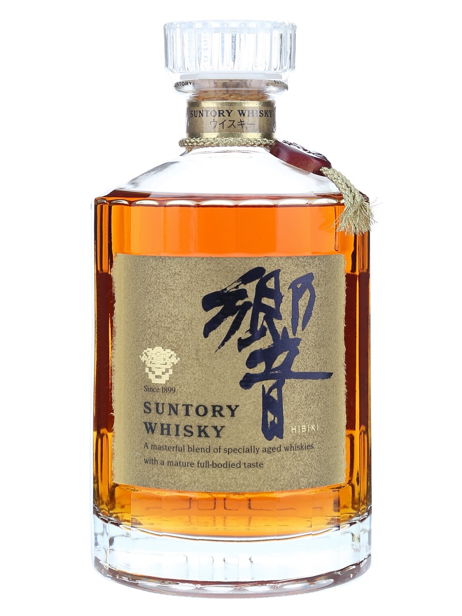 響 17年 表記無し 旧ボトル (ラベル 表裏 金) 750ml / 43% - 歌舞伎