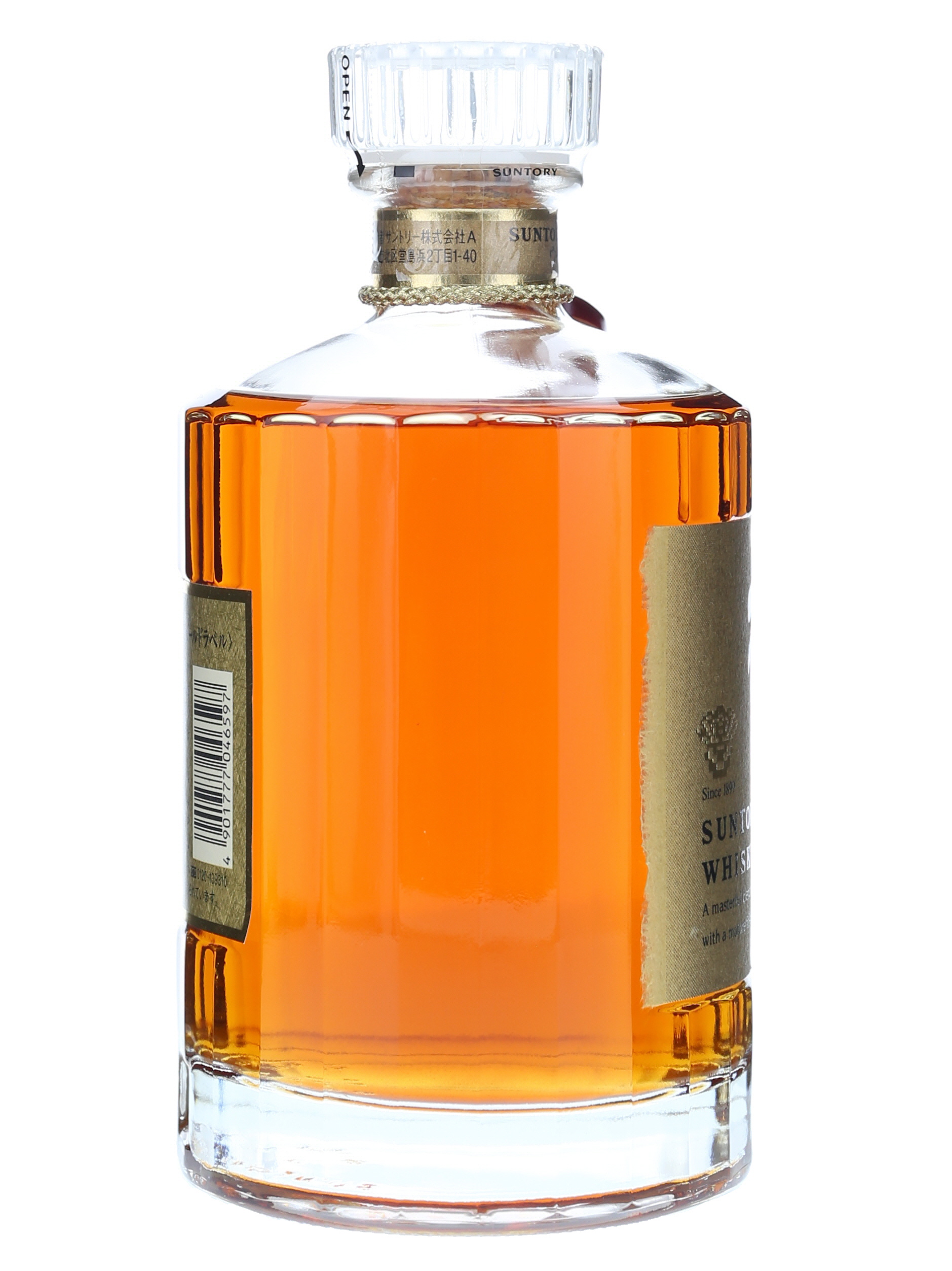 響 17年 表記無し 旧ボトル (ラベル 表裏 金) 750ml / 43% - 歌舞伎