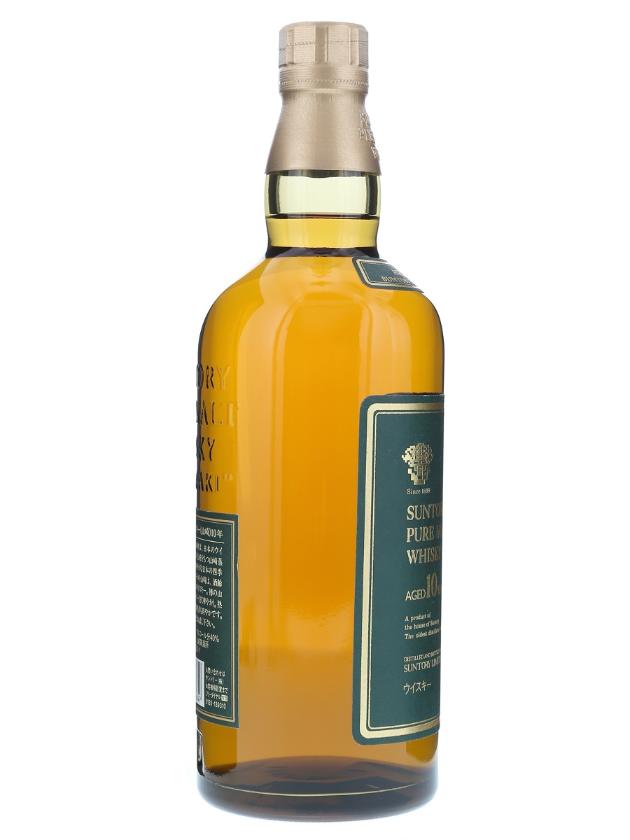 山崎10年ピュアモルト 700ml グリーンラベル 山崎10年ボトル グリーンラベル 山崎 10年 ピュアモルトウイスキー