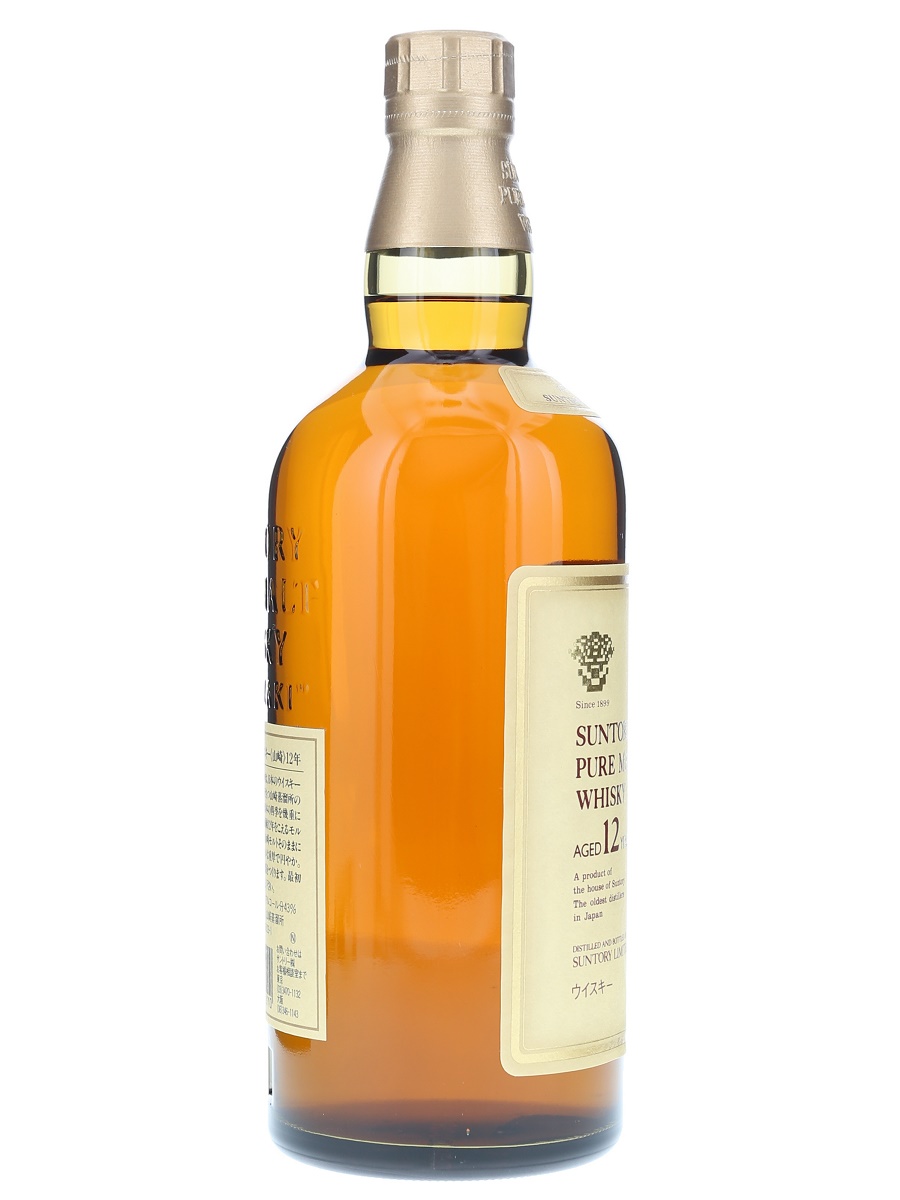山崎 12年 ピュアモルトウイスキー 福島県内発送【古酒】 SUNTORY WHISKY 山崎 12年 ピュアモルト