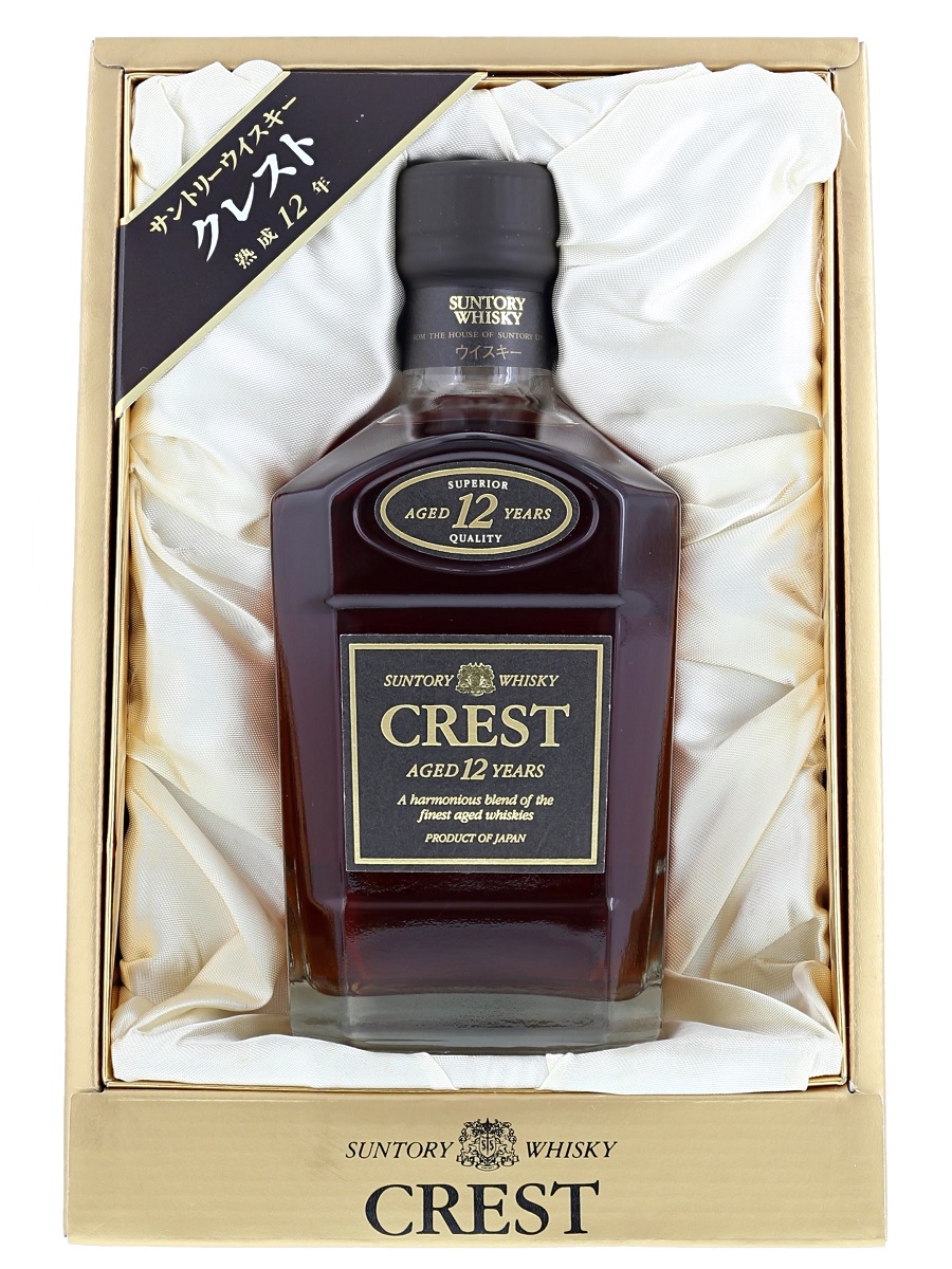 サントリー クレスト 12年 スクエア ボトル (ギフト箱) 750ml / 43% - 歌舞伎ウイスキー 日本のウイスキー通販