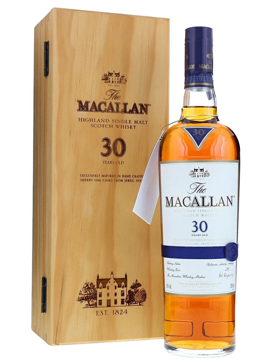 The Macallan 30 Year Sherry Oak 70 Cl 43 Kabukiwhisky Buy Japanese Whisky