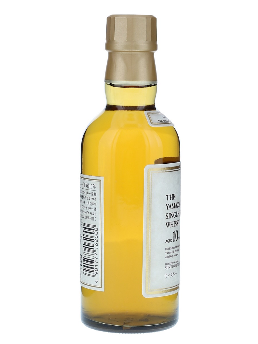 山崎 10年 シングル モルト ロングラベル 180ml / 40% - 歌舞伎