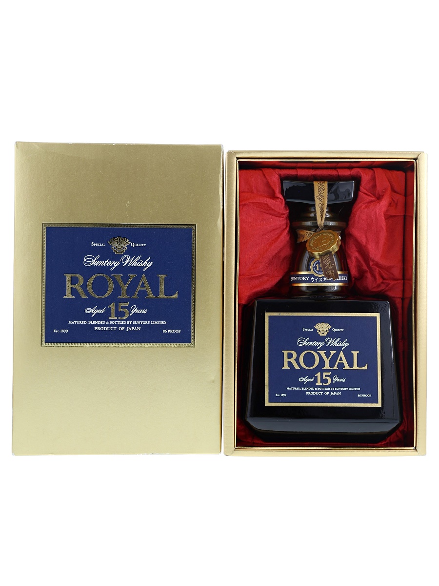 A1419-1/サントリーウイスキーローヤル 15年/ブルーラベル/700ml/ サントリーローヤルプレミアム15年 ブルーラベル 1997年-2007年流通品