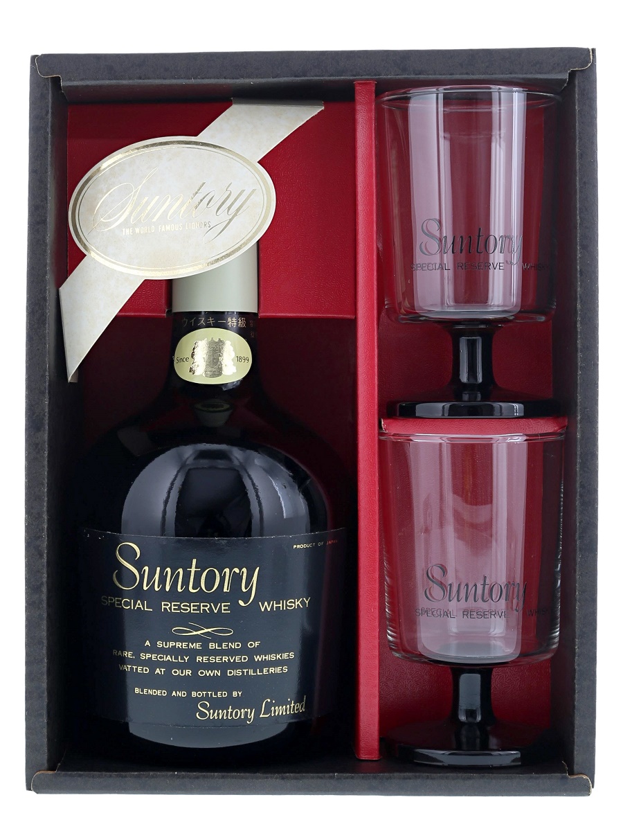 【国内在庫】 リザーブ サントリー グラス付き 43 / 760ml 特級表記 2本セット ウイスキー