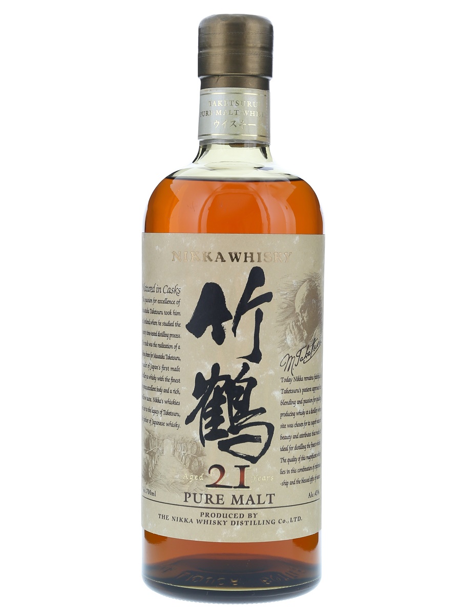 竹鶴 21年 ピュア モルト 旧ボトル 700ml / 40% - 歌舞伎ウイスキー