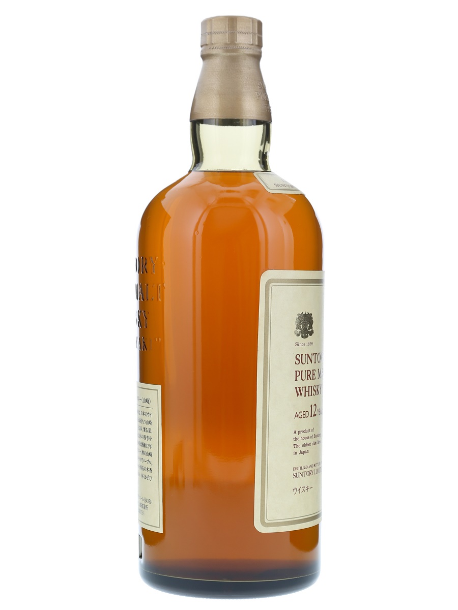 山崎 12年 ピュア モルト 向獅子1000ml / 43% - 歌舞伎ウイスキー 日本