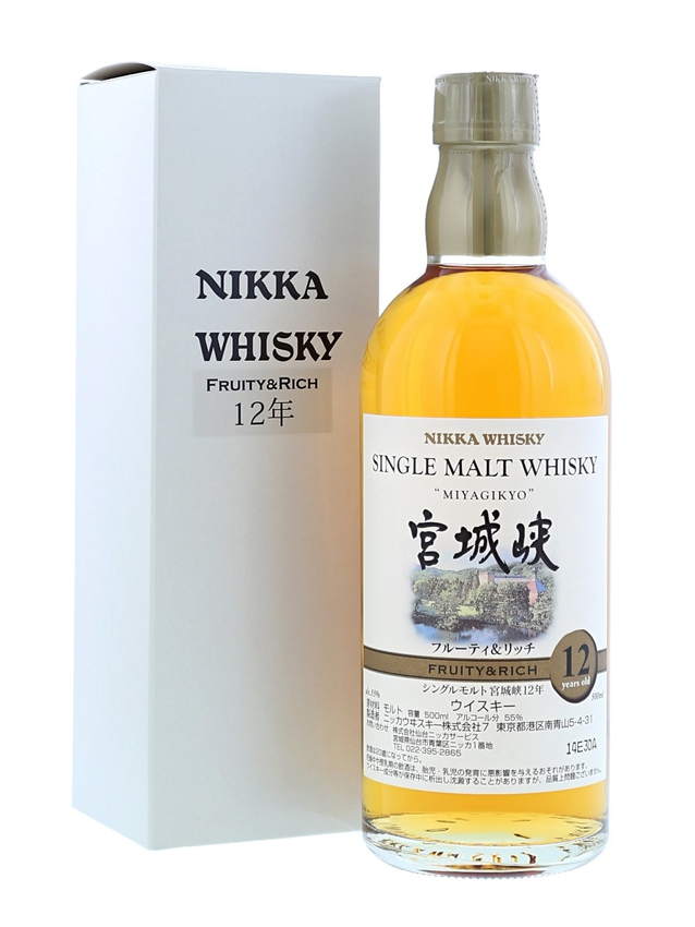 宮城峡 12年 フルーティー ＆ リッチ 500ml /55% - 歌舞伎ウイスキー 日本のウイスキー通販