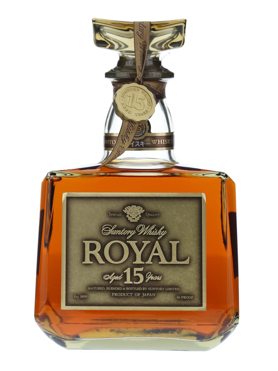 サントリー ローヤル 15年 金ラベル 750ml/43% - 歌舞伎ウイスキー