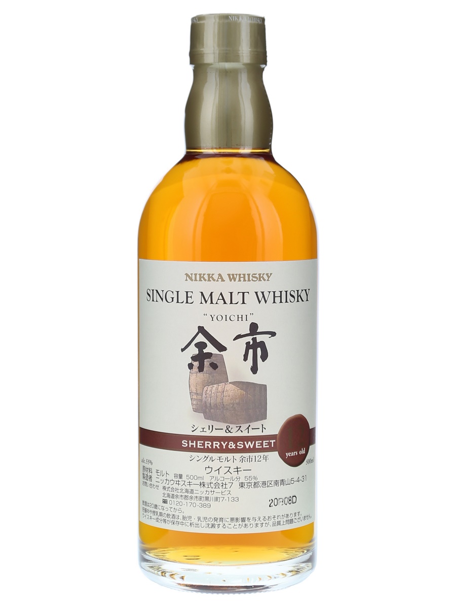 酒余市12年　55%  500ml