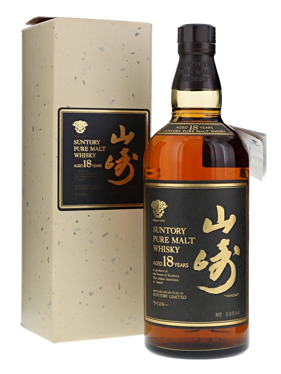 山崎 18年 ピュア モルト 750ml / 43% - 歌舞伎ウイスキー 日本の