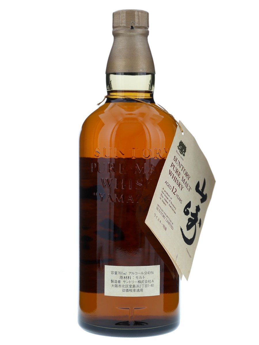 山崎 12年 ピュア モルト 特級表記 760ml/ 43%表記 - 歌舞伎ウイスキー
