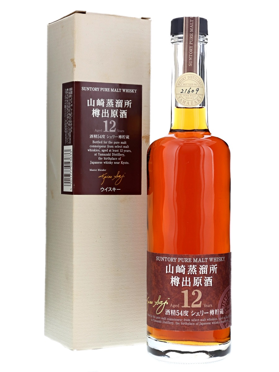 山崎蒸留所 12年樽出原酒シェリー樽貯蔵 500ml /54% - 歌舞伎