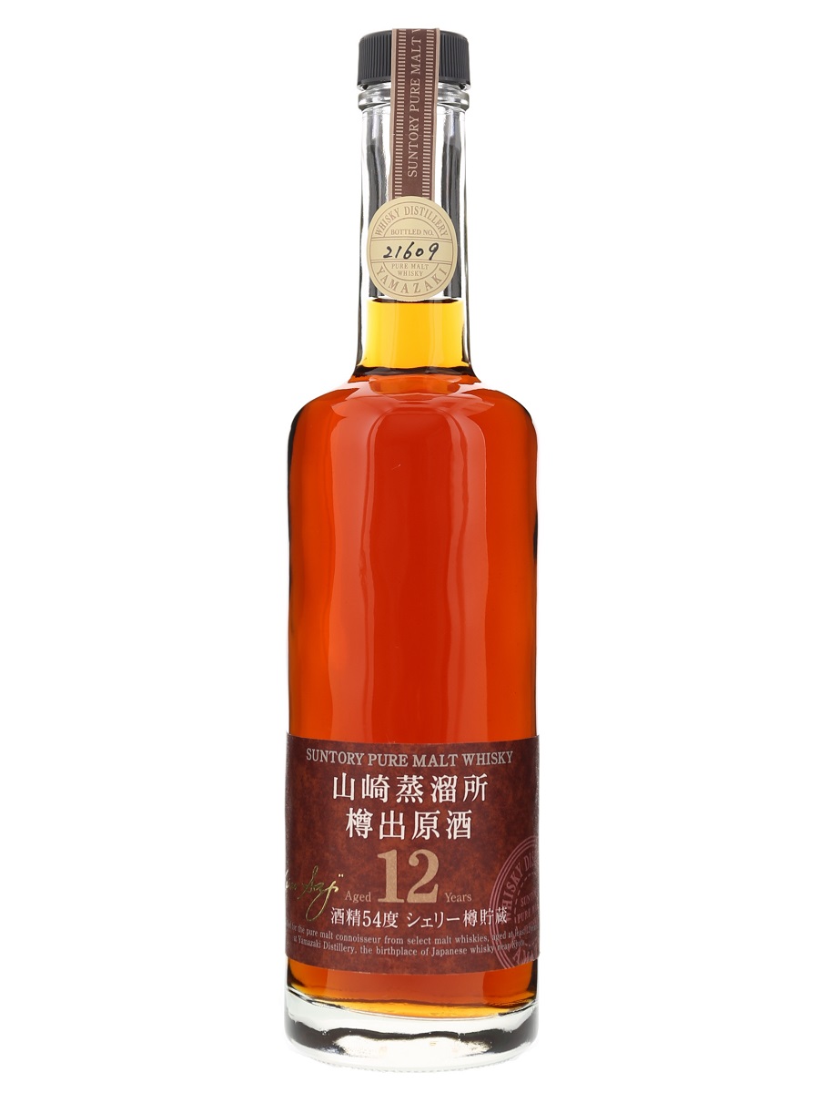 山崎蒸溜所　12年原酒【シェリー樽貯蔵】 山崎蒸留所 12年樽出原酒シェリー樽貯蔵 500ml /54% - 歌舞伎
