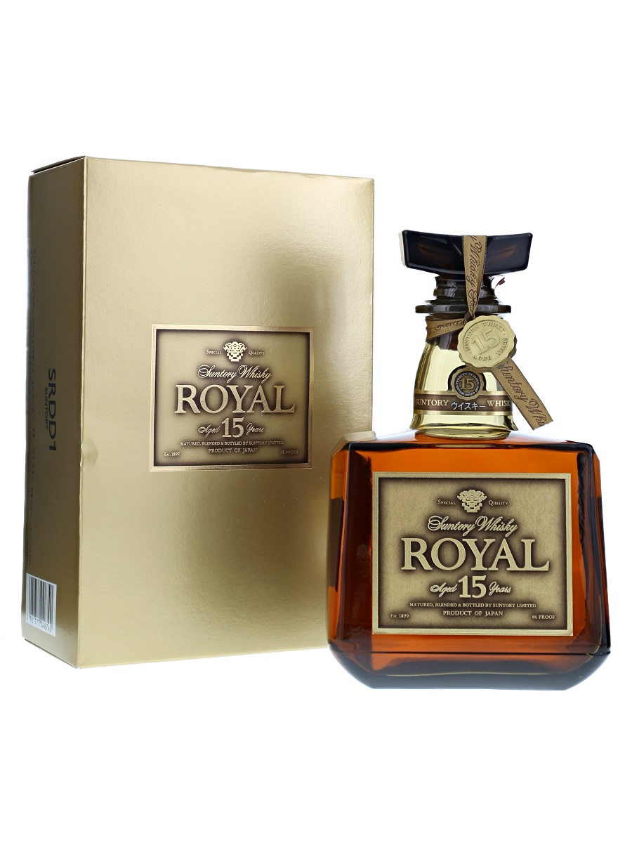 サントリー ローヤル 15年 金ラベル 750ml/43% - 歌舞伎ウイスキー
