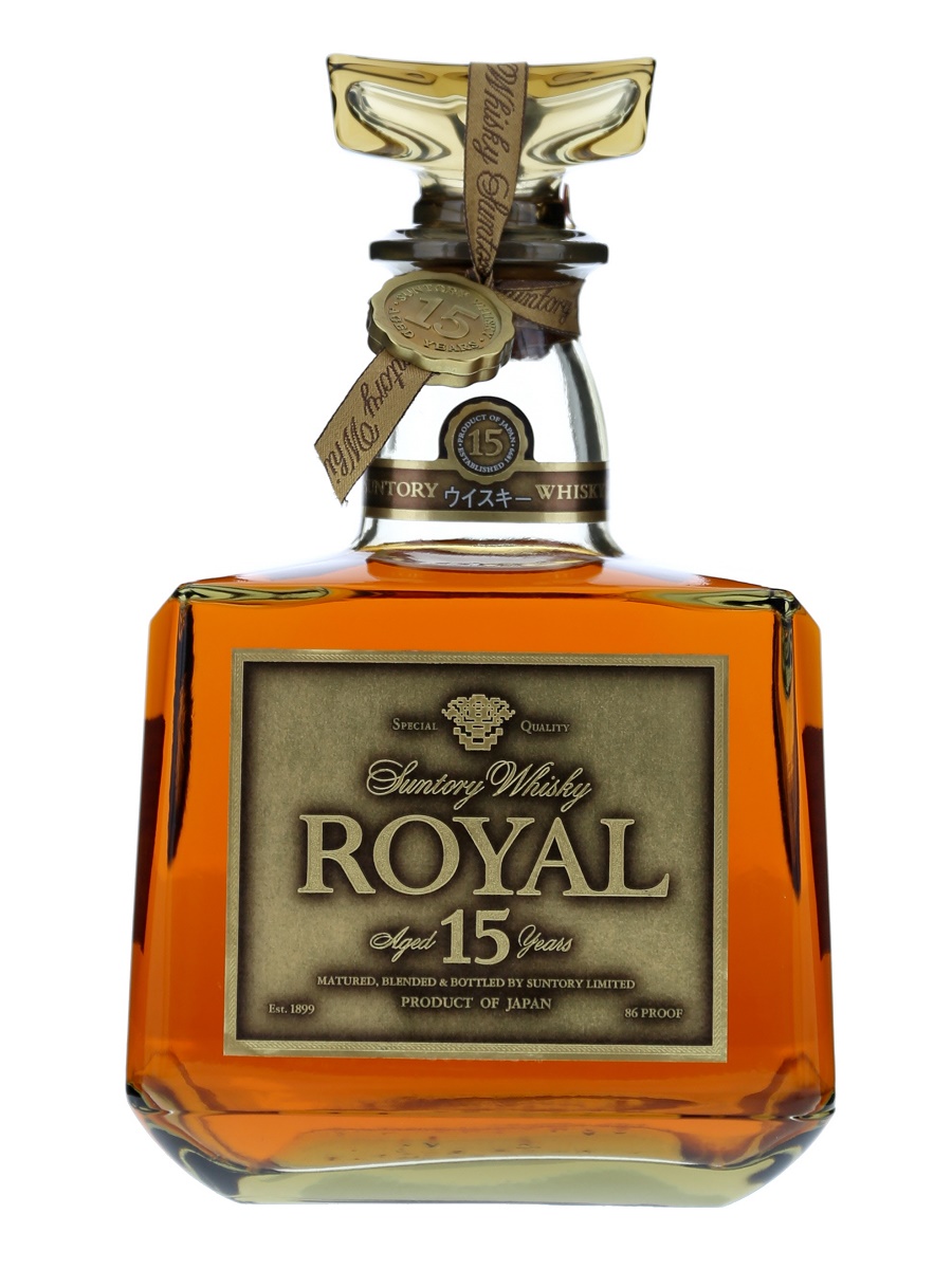 サントリー ローヤル 15年 金ラベル 750ml/43% - 歌舞伎