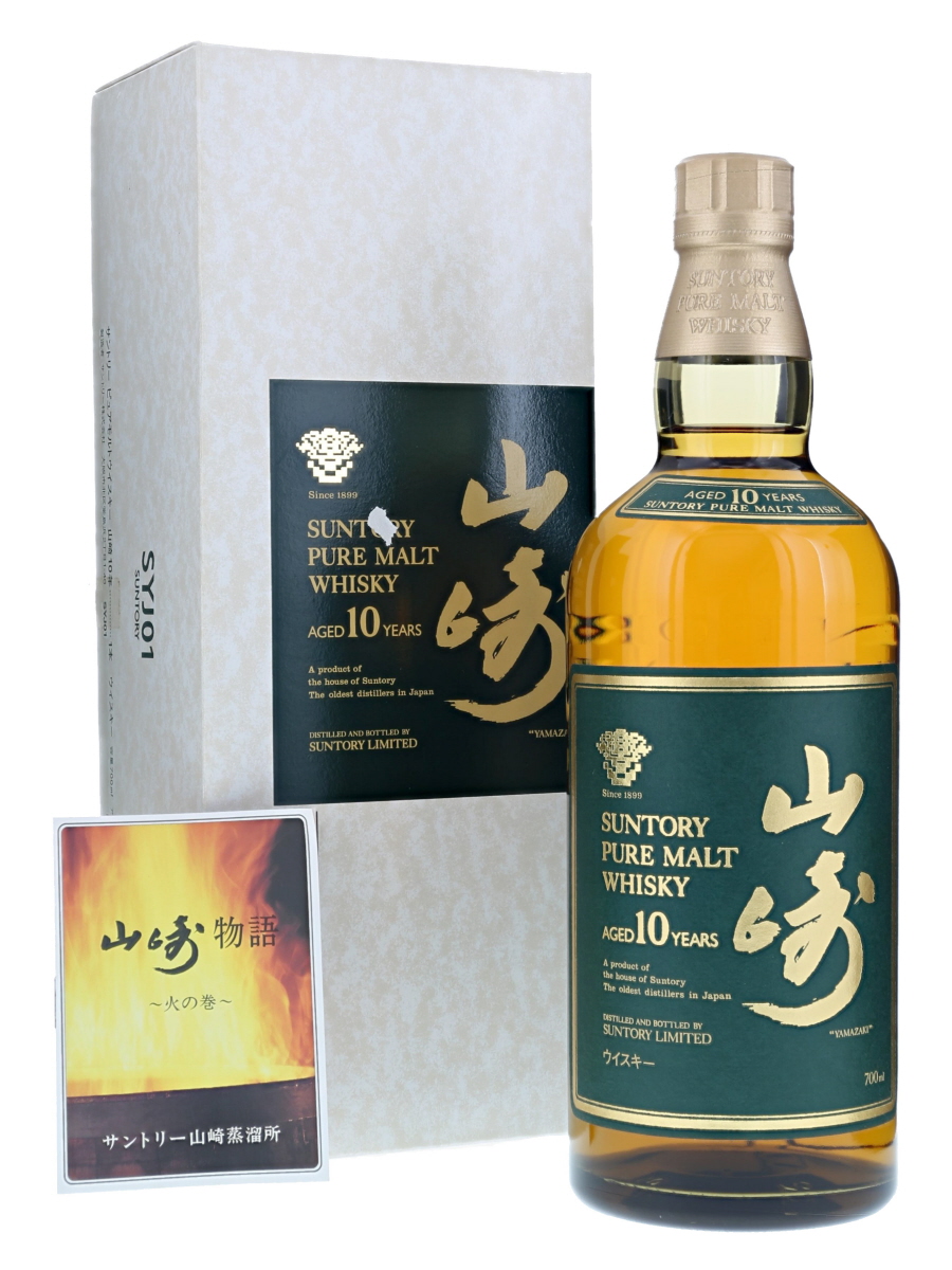 Suntory 山崎 10年 ピュアモルトウイスキー 700ml 山崎 10年 ピュア モルト 緑ラベル 700ml / 40% - 歌舞伎